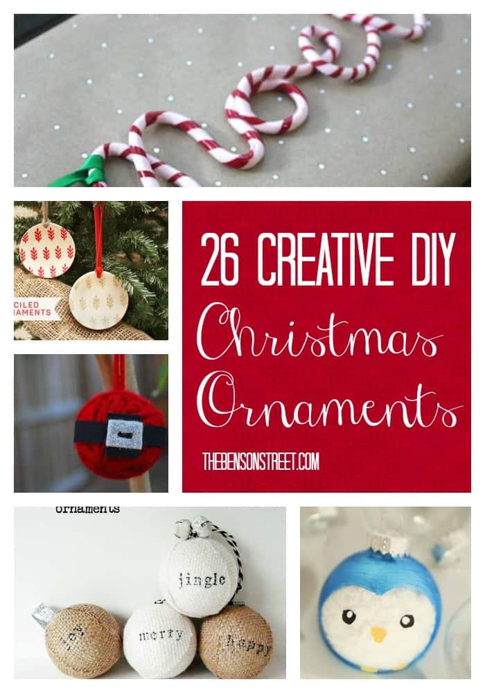 26 Easy DIY Ornaments - The Benson Street