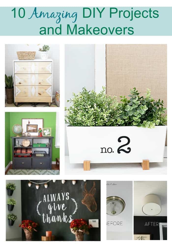 10 Amazing DIY Projects and Makeovers | Monday Funday - The Benson Street