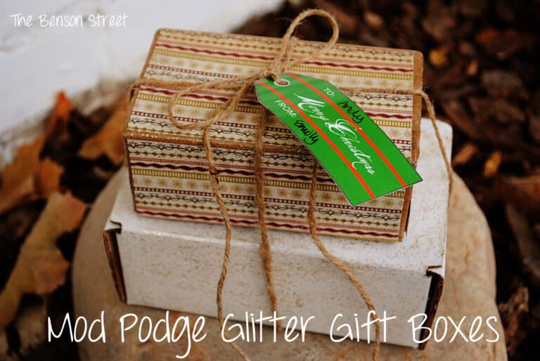 Mod Podge Gift Boxes: Brown Paper Packages Tied up with String