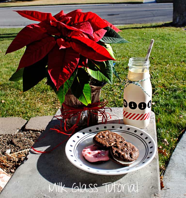 Day One:12 Days of Christmas Stories {Christmas Day in the Morning & Milk Glass}