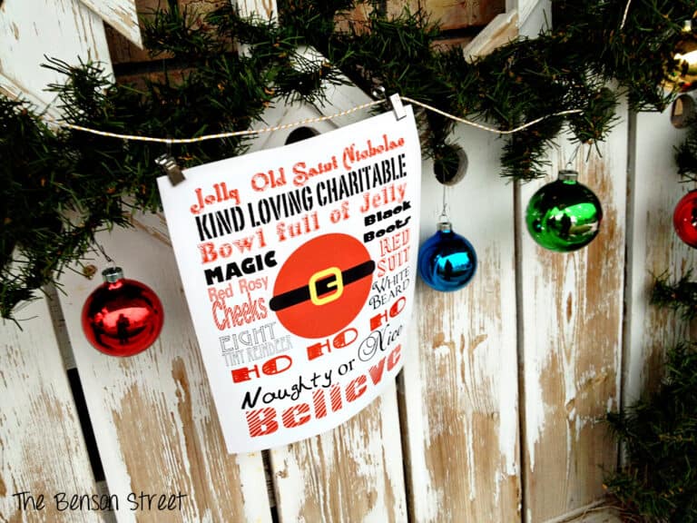 Day Six: 12 Days of Christmas Stories {‘Twas the Night Before Christmas & a Free Printable}