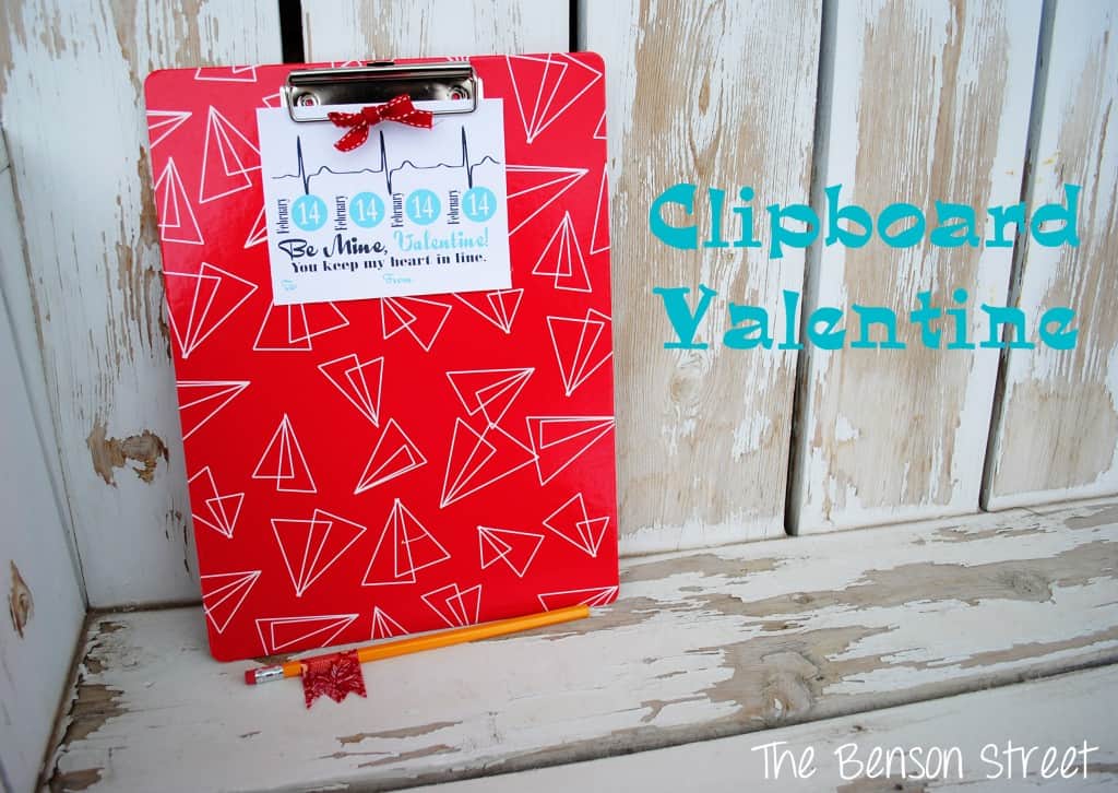 Clipboard Valentine at The Benson Street