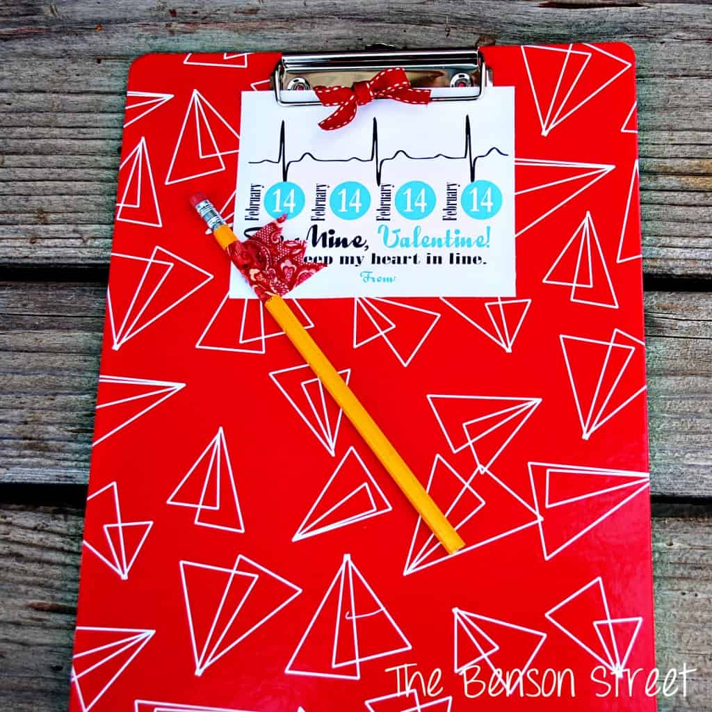 Clipboard Valentine at The Benson Street7