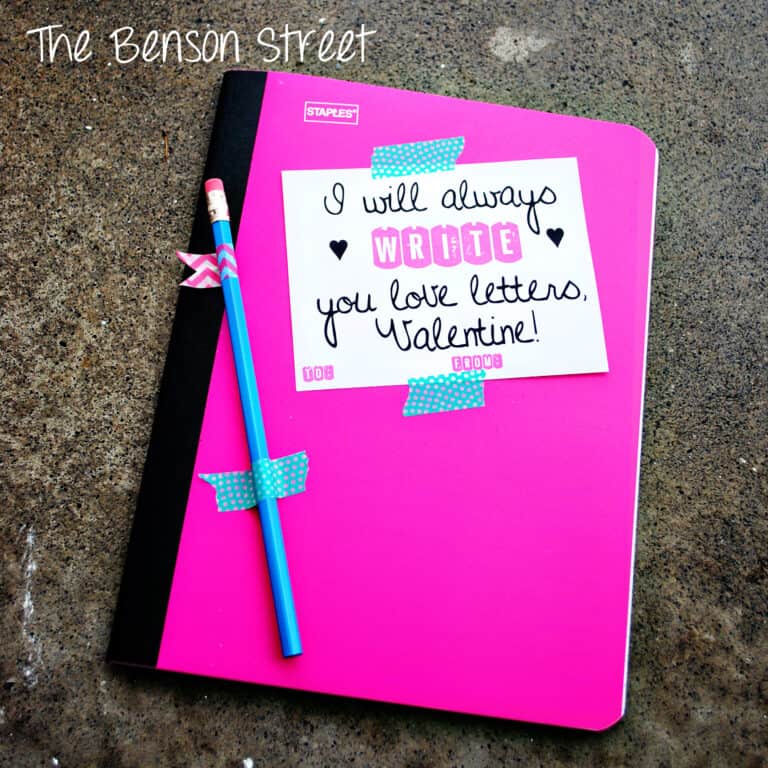 Love Letters Valentine {Printable Valentines Day Two}