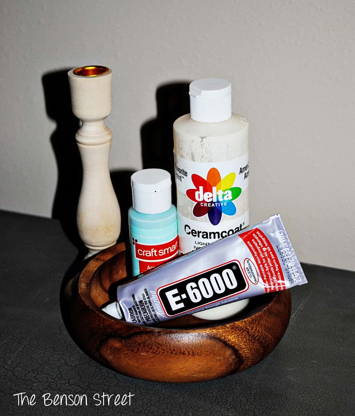Pedestal Jewelry Dish Tutorial at thebensonstreet.com
