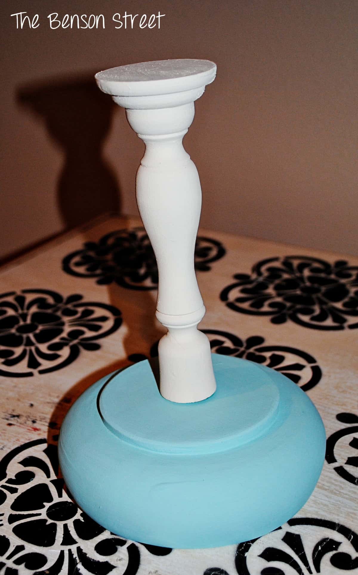 Pedestal Jewelry Dish Tutorial at thebensonstreet.com