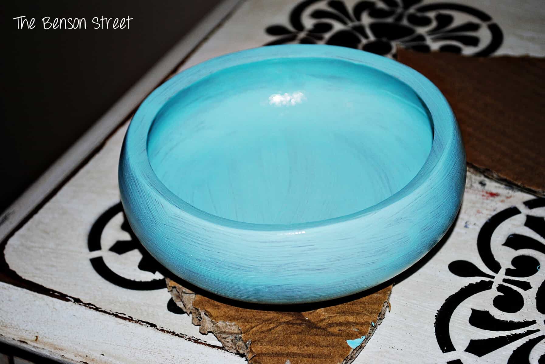 Pedestal Jewelry Dish Tutorial at thebensonstreet.com