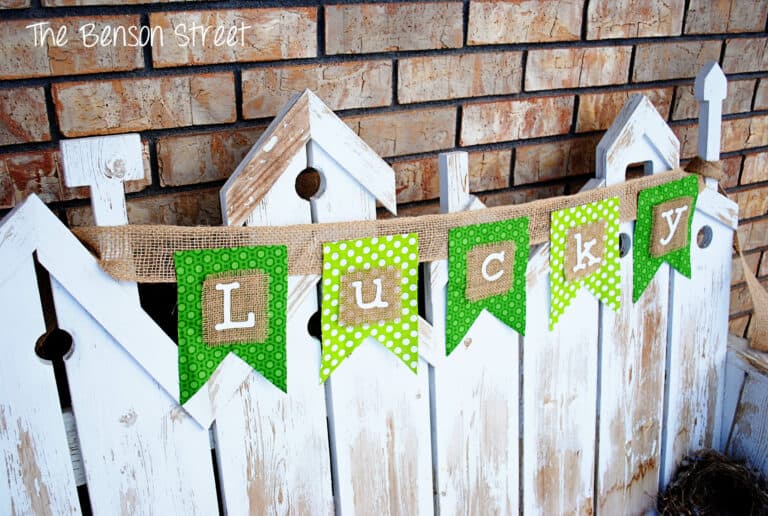 No Sew St. Patrick’s Banner