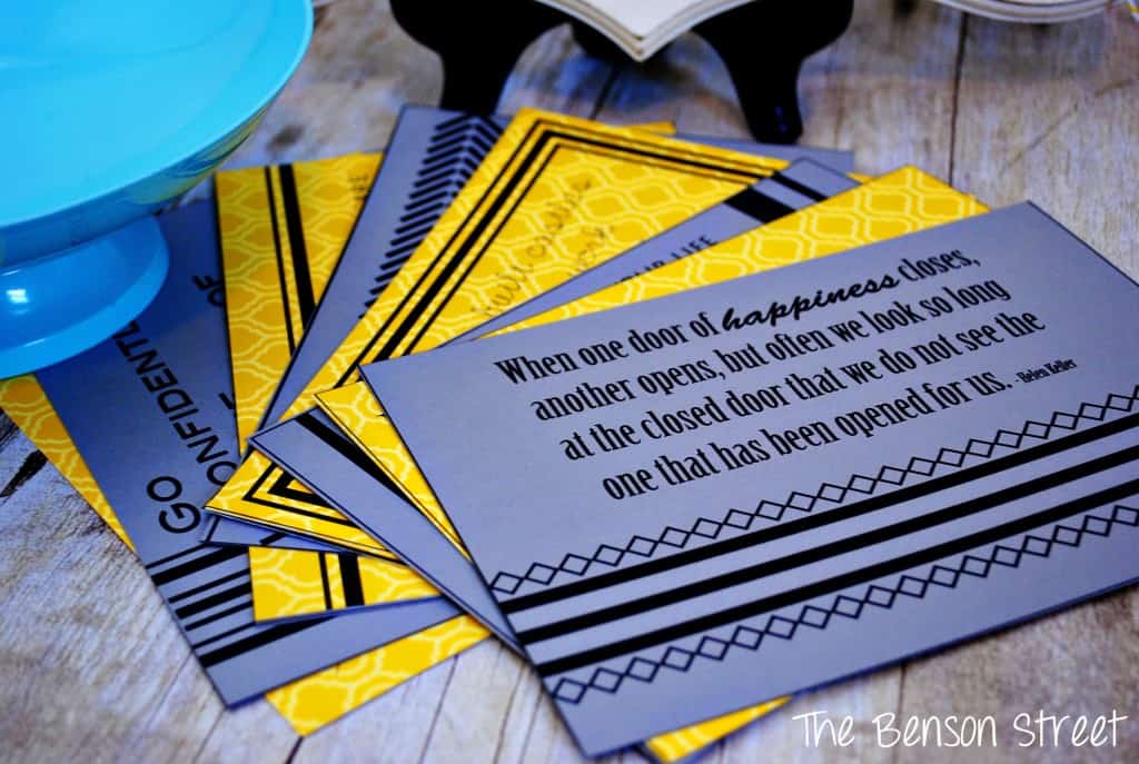 Inspiring Quote Frame at www.thebensonstreet.com