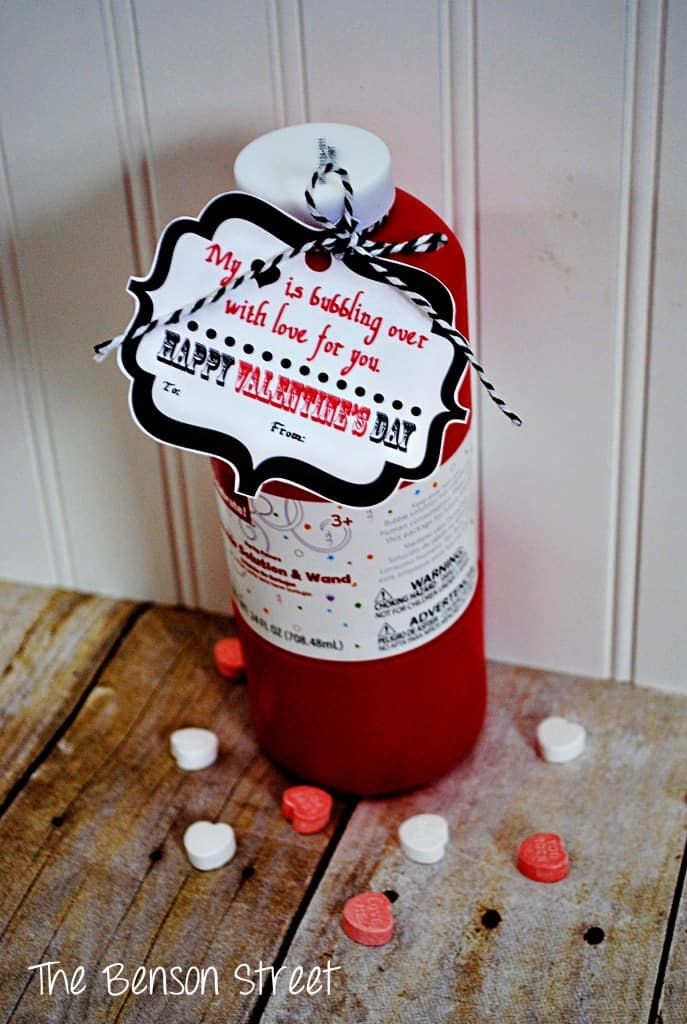 Bubbles Valentine Printable at The Benson Street2