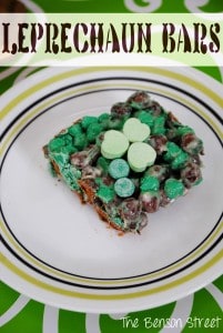Leprechaun Bars at www.thebensonstreet.com 4