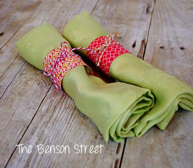 Spring Napkin Ring Tutorial {2 in 1}