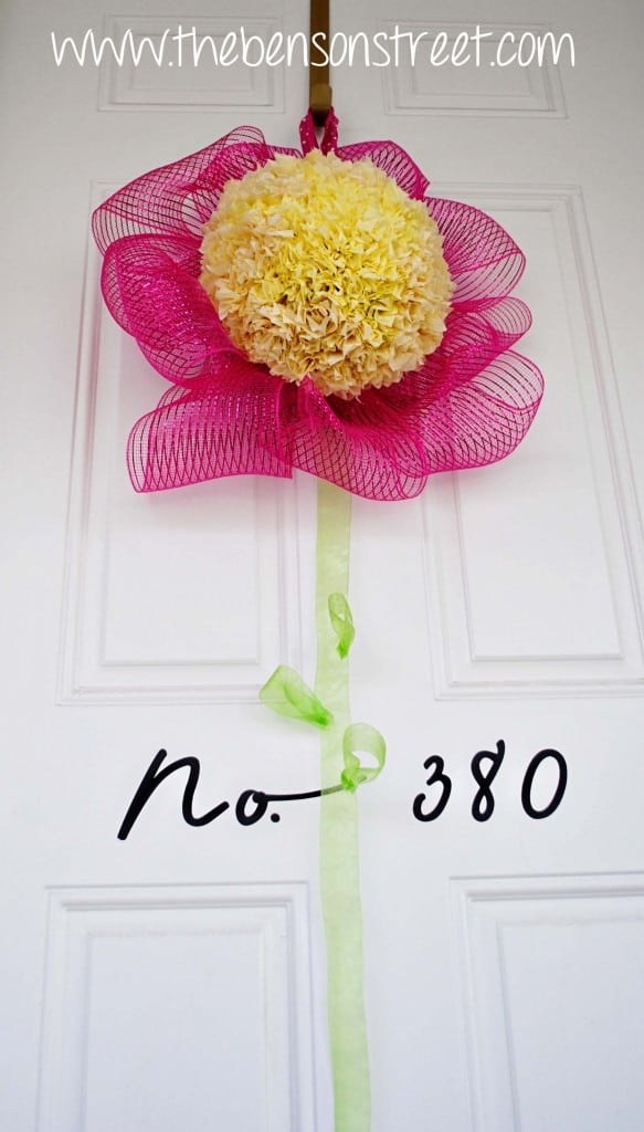 Flower Wreath at www.thebensonstreet.com 11