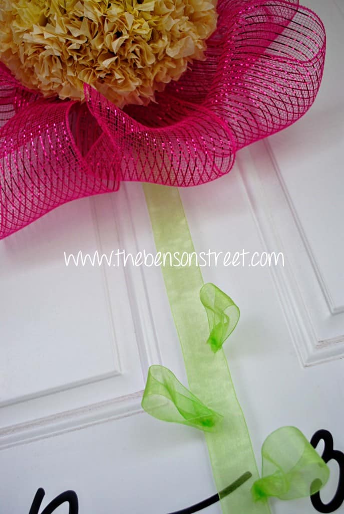 Flower Wreath at www.thebensonstreet.com 12