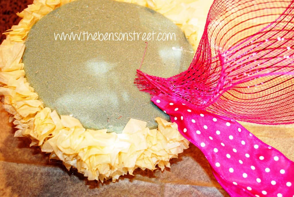 Flower Wreath at www.thebensonstreet.com 2