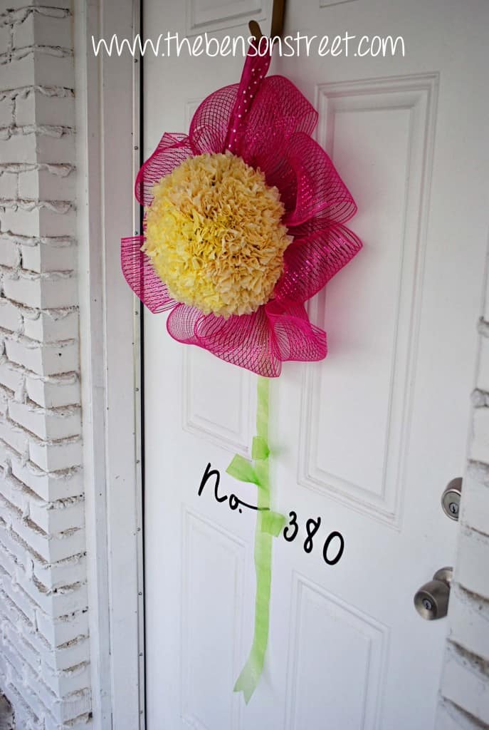 Flower Wreath at www.thebensonstreet.com 9