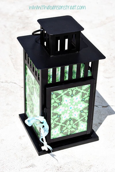 Upcyle a Lantern at www.thebensonstreet.com