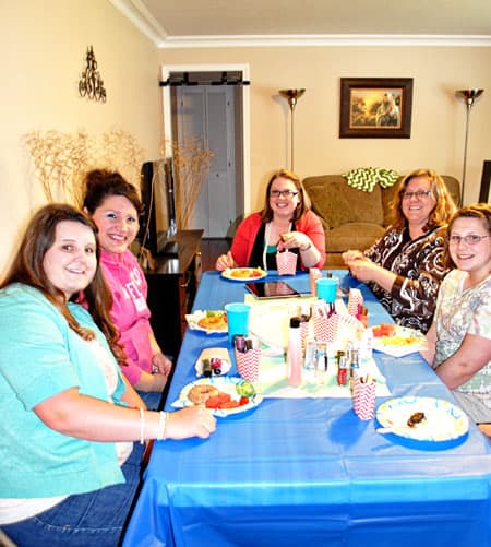 Girls Night In Nail Party with Sally Hansen at www.thebensonstreet.com