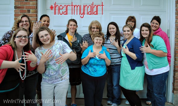 Girls Night In Street Style Sally Hansen Nails at www.thebensonstreet.com