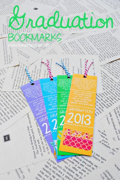 printable graduation bookmark gift the benson street