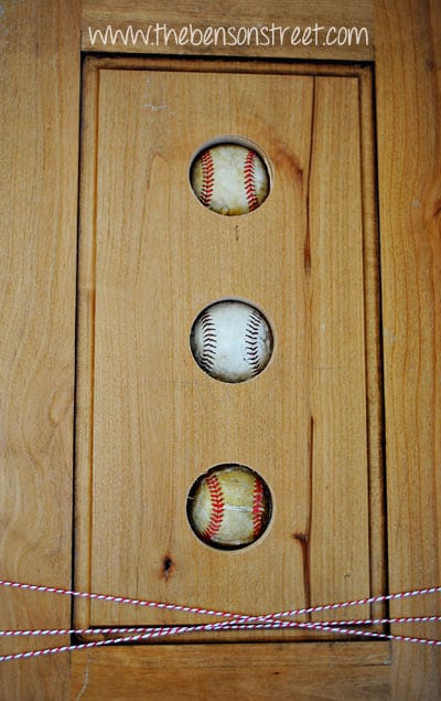 Baseball Decor Easy at www.thebensonstreet.com
