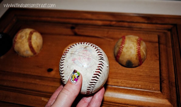 DIY Baseball Decor at www.thebensonstreet.com