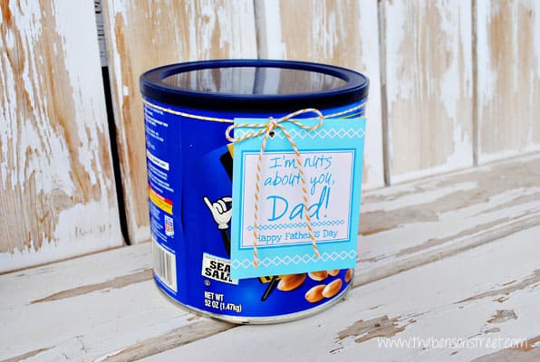 Printable Father's Day Peanuts Tag