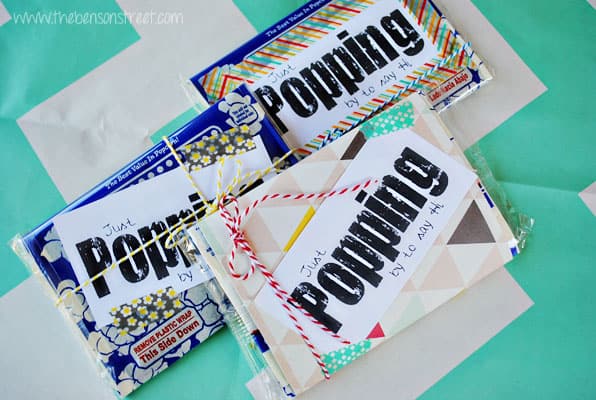 Popping by Gift Tag at www.thebensonstreet.com