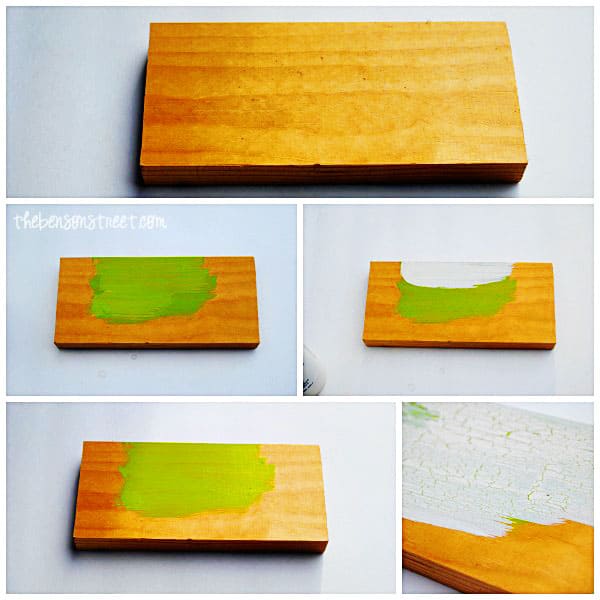 Crackle Wood Distressing at thebensonstreet.com