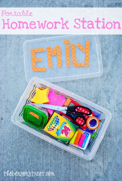 Portable Homework Station