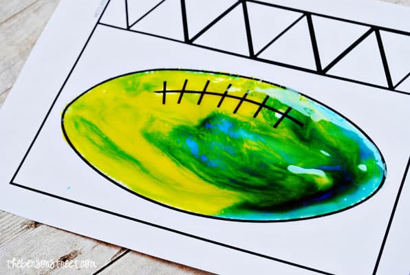 Stained Glass Corn Syrup Paintings at www.thebensonstreet.com