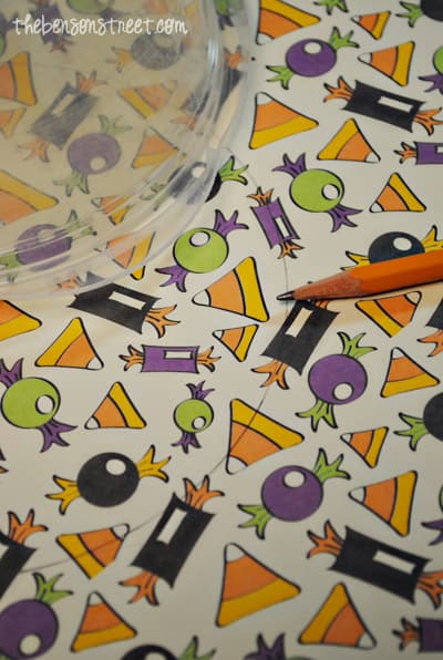Easy Witch Hats using paper cones and scrapbook paper