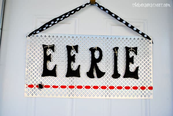 Halloween Door Sign