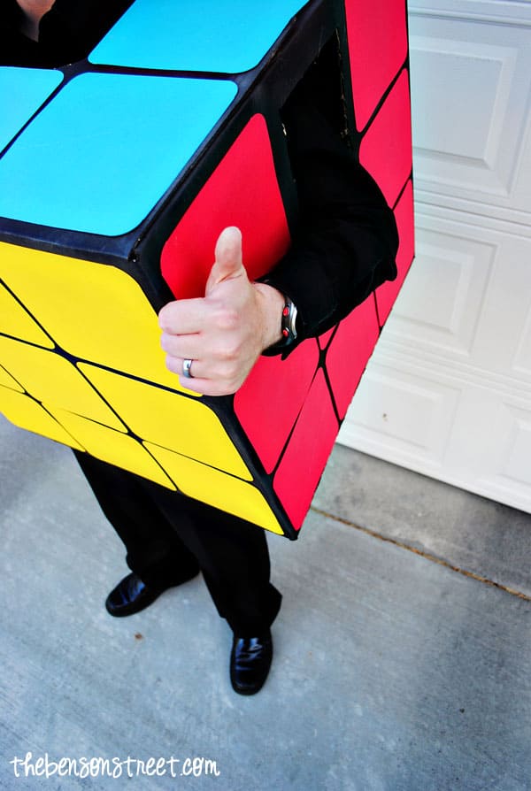 How to make a Homemade Rubik’s Cube Costume for Halloween