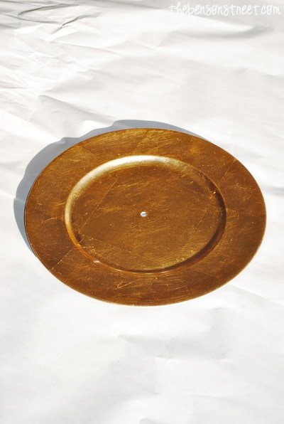 Kitchen Plate Clock at thebensonstreet.com