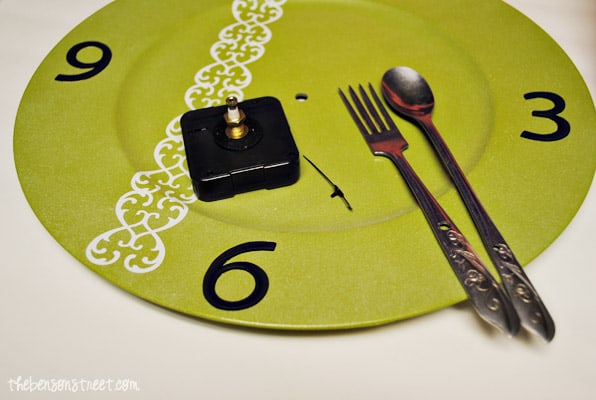 Kitchen Silverware Clock Making at thebensonstreet.com