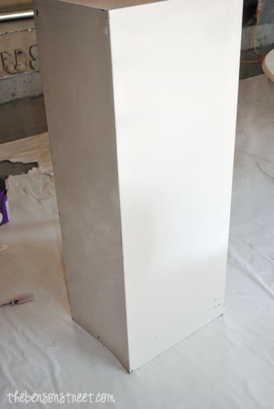 Painting a File Cabinet at thebensonstreet.com