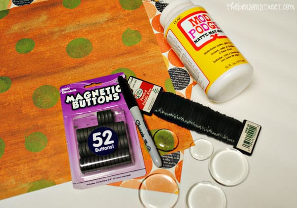 Pumpkin Magnets Supplies at thebensonstreet.com