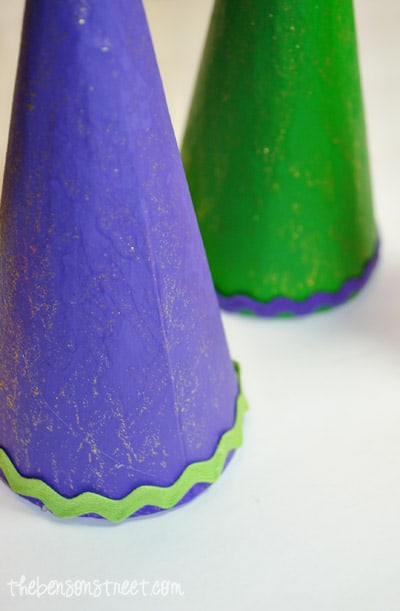 Ric Rac Witch Hat cones