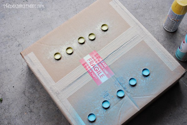 Tic Tac Toe Bottle Caps at thebensonstreet.com