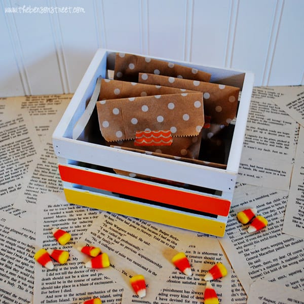 Candy Corn Crate at thebensonstreet.com