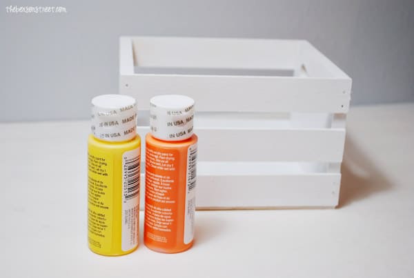 Candy Corn Crate for Halloween at thebensonstreet.com