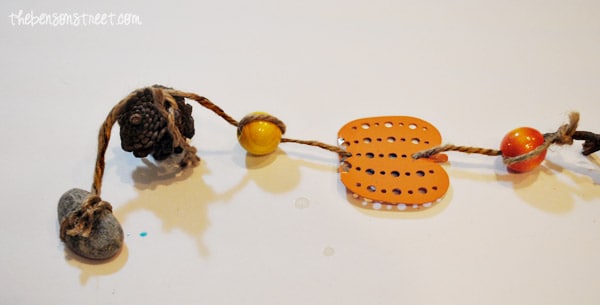 Easy Fall Wind Chimes for Kids at thebensonstreet.com