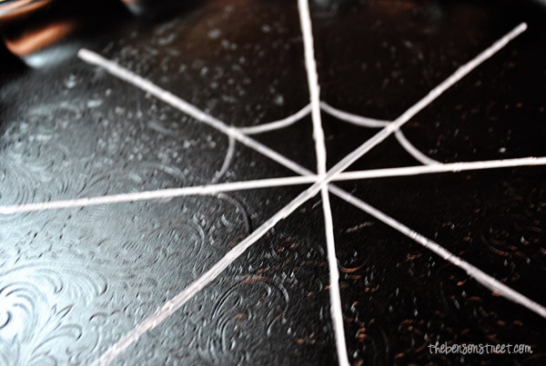 Easy Spider Web Tray at thebensonstreet.com