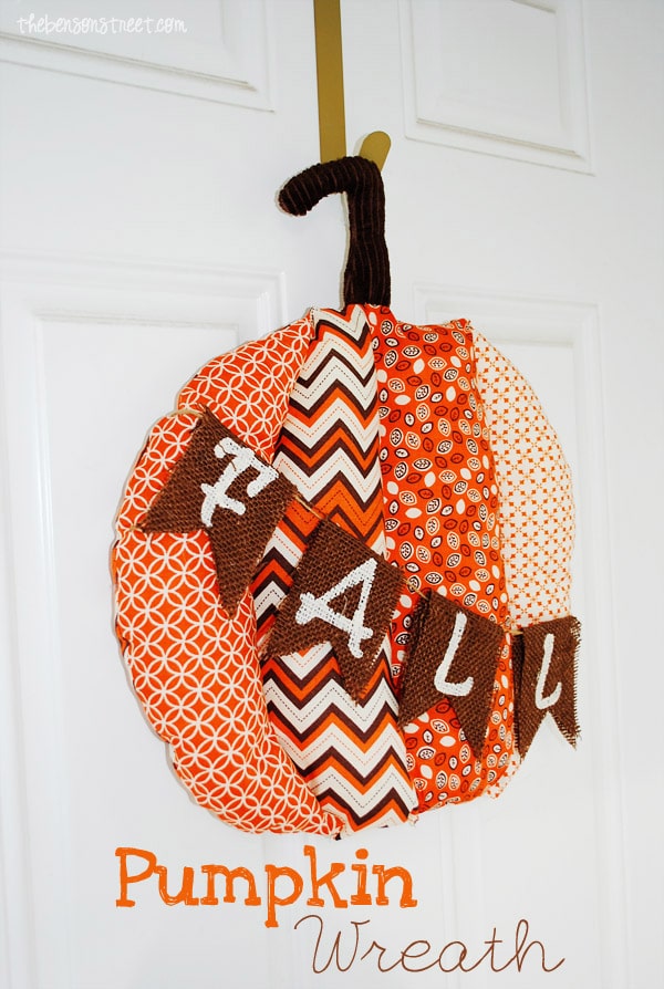 Fall Pumpkin Wreath