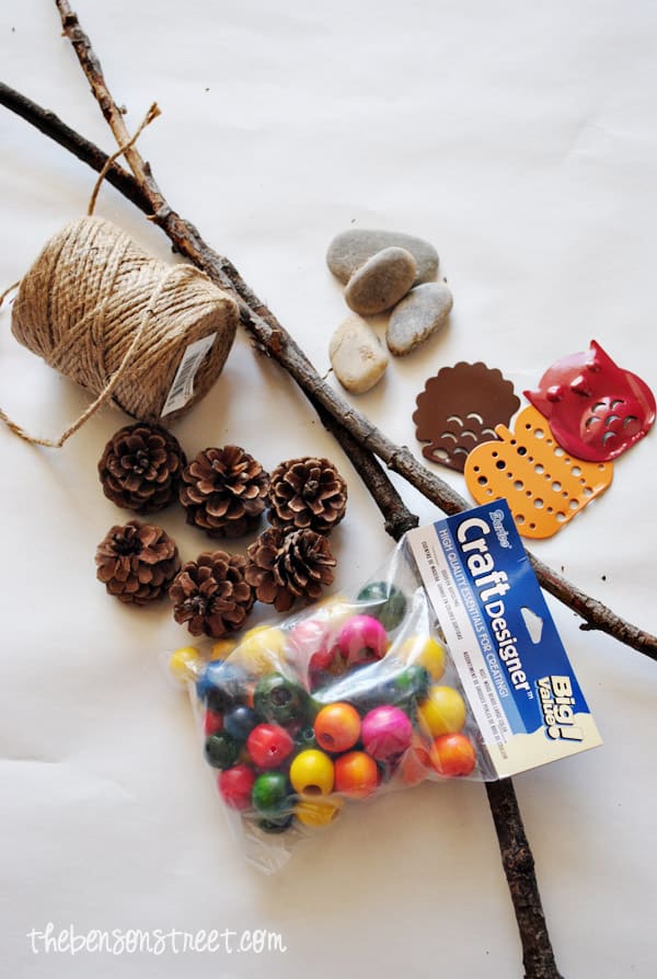 Fall Wind Chime Supplies for Kids at thebensonstreet.com
