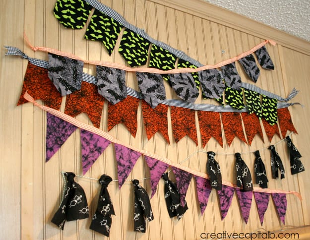 Halloween Garlands with ten dollars and one hour!