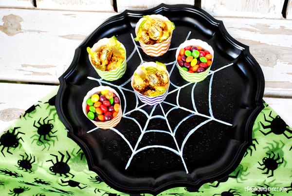 Spider Web Serving Tray