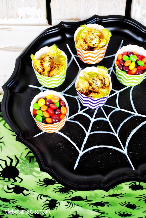 Spider Web Party Tray at thebensonstreet.com