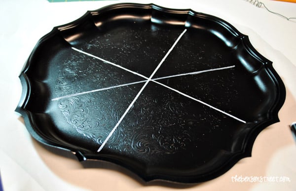 Spider Web Tray Tutorial at thebensonstreet.com